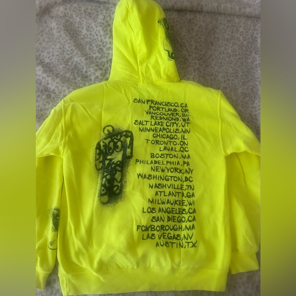 Billie Eilish Ghouls 2019 world tour hoodie